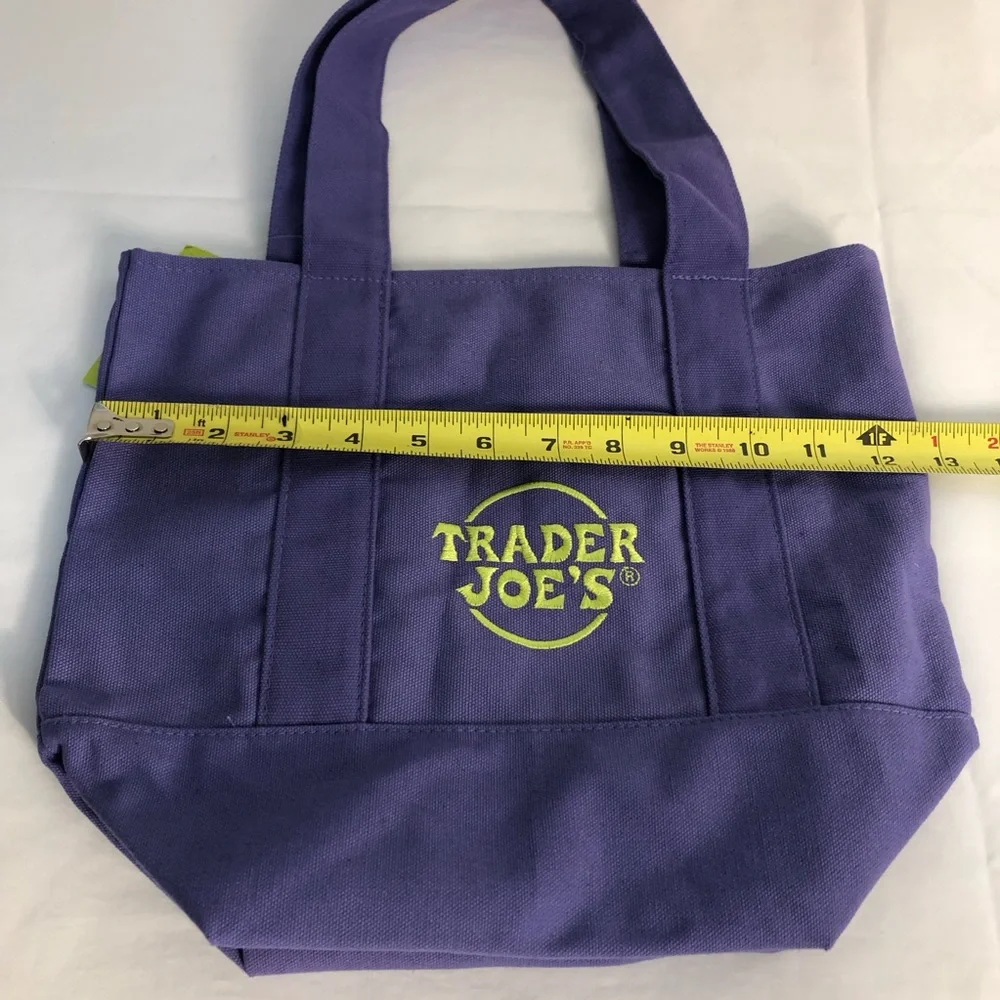 NWT Trader Joe’s Limited EditionTote Bag Mini Purple NEW